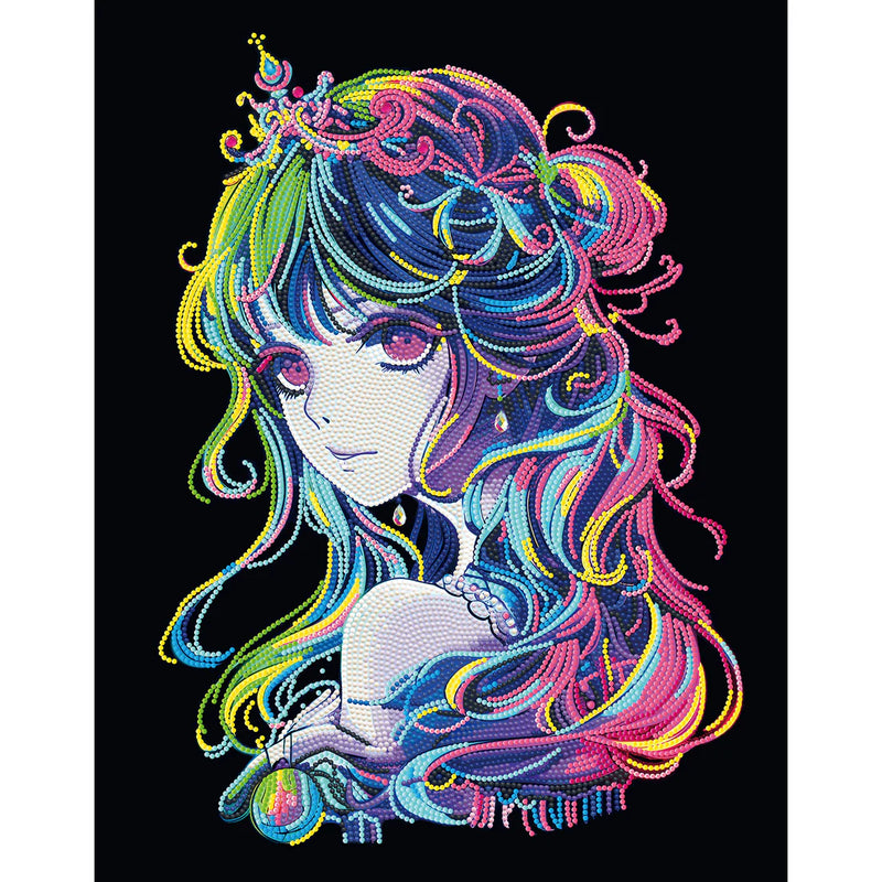 DIAMOND DOTZ - NEON MANGA (17.1" x 21.1") - Limolin 