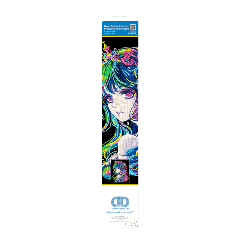 DIAMOND DOTZ - NEON MANGA (17.1" x 21.1") - Limolin 