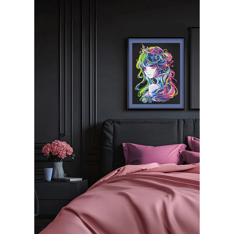 DIAMOND DOTZ - NEON MANGA (17.1" x 21.1") - Limolin 