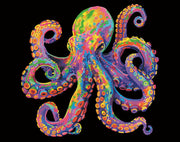 DIAMOND DOTZ - NEON OCTOPUS (17.1" x 21.1") - Limolin 