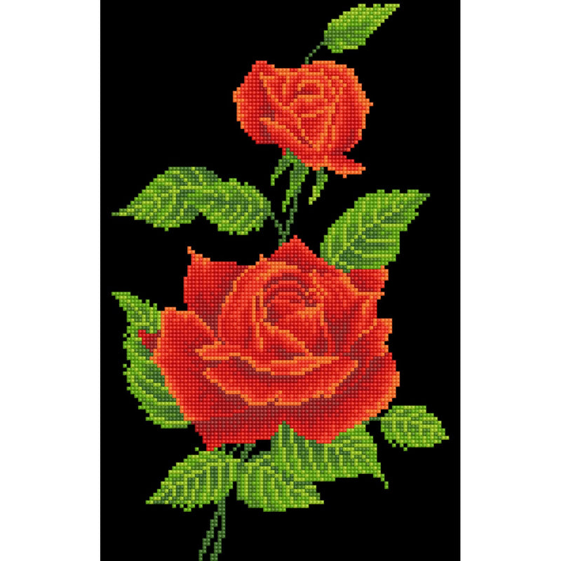 DIAMOND DOTZ - Red Rose Corsage - Limolin 