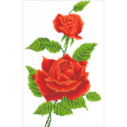 DIAMOND DOTZ - Red Rose Corsage - Limolin 