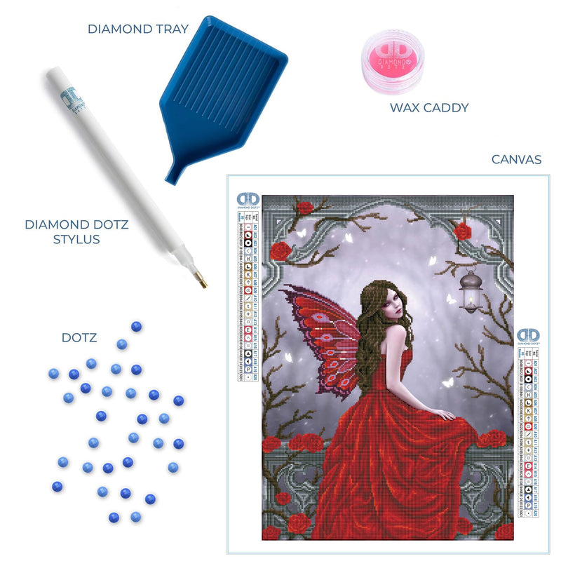 DIAMOND DOTZ - Winter rose fairy - Limolin 