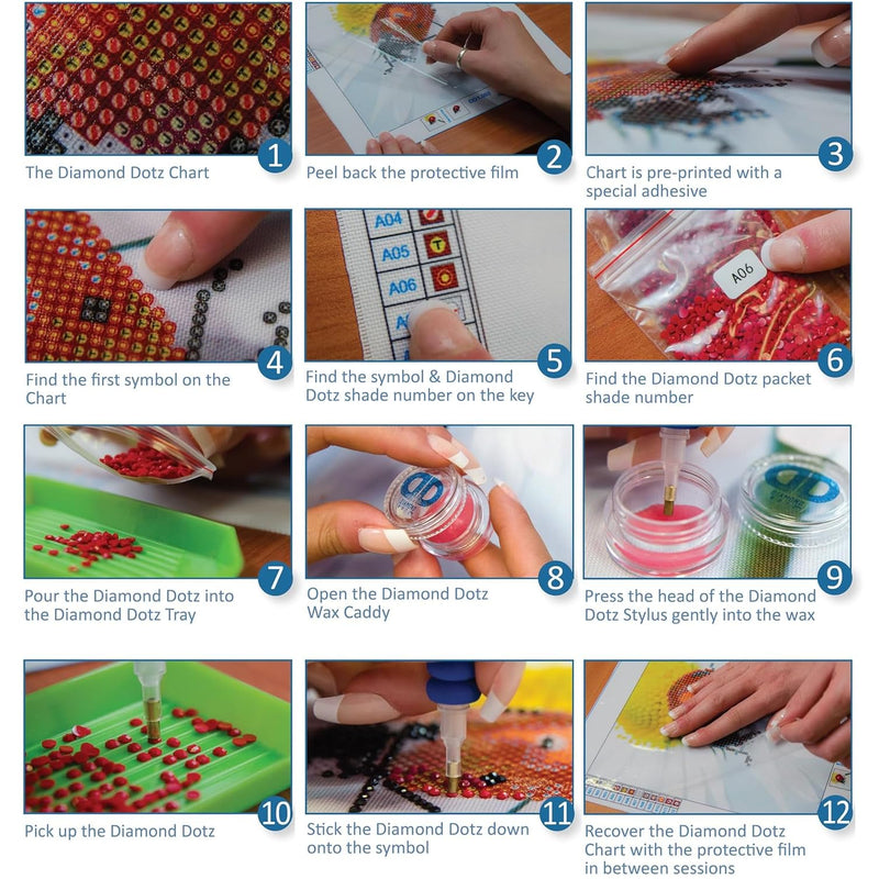 DIAMOND DOTZ - Winter rose fairy - Limolin 