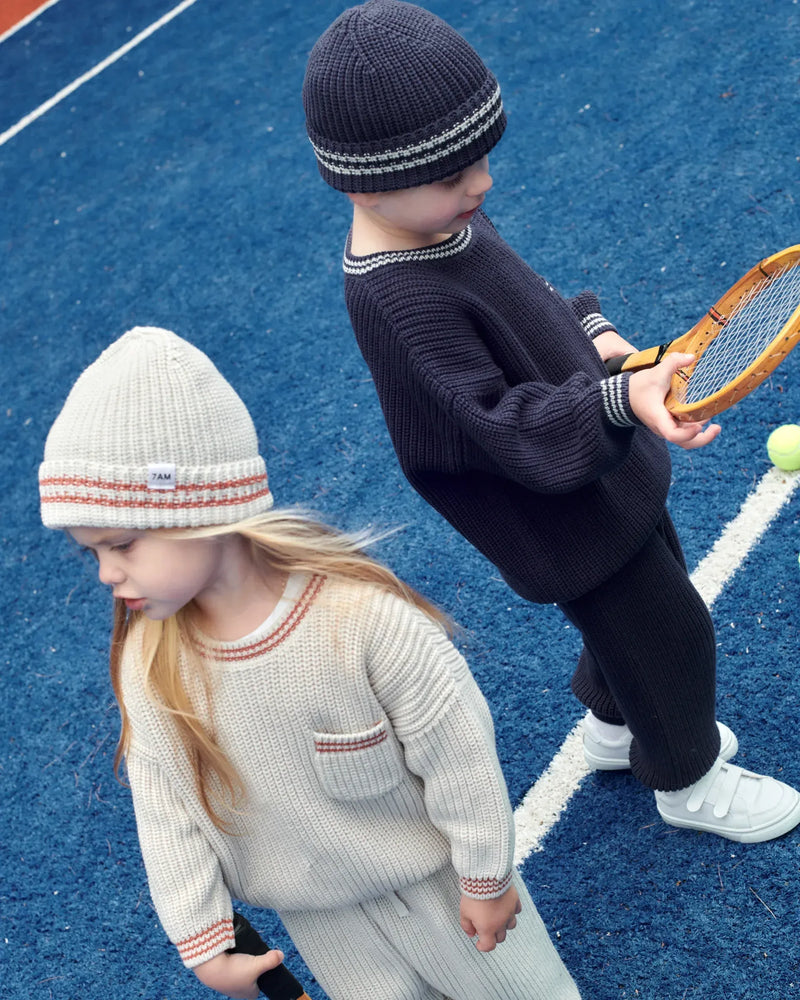 7AM - Beanie - Chunky Tennis | Knit Beanie Collection for Babies and Kids