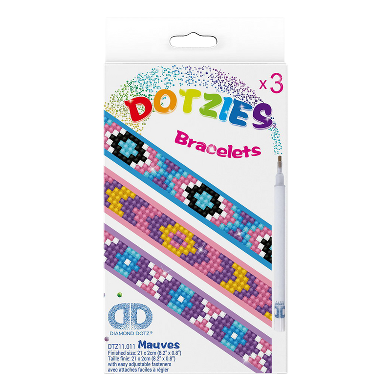 Dotzies Bracelets (3)Violets 21x2