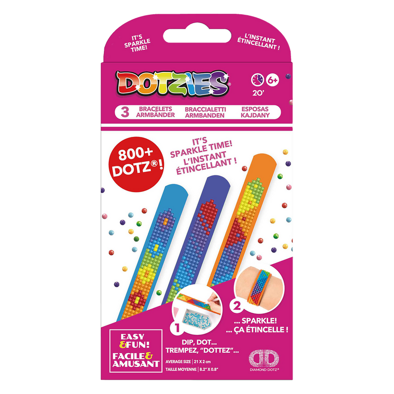 Dotzies Bracelets(3) Mardigras 21x2