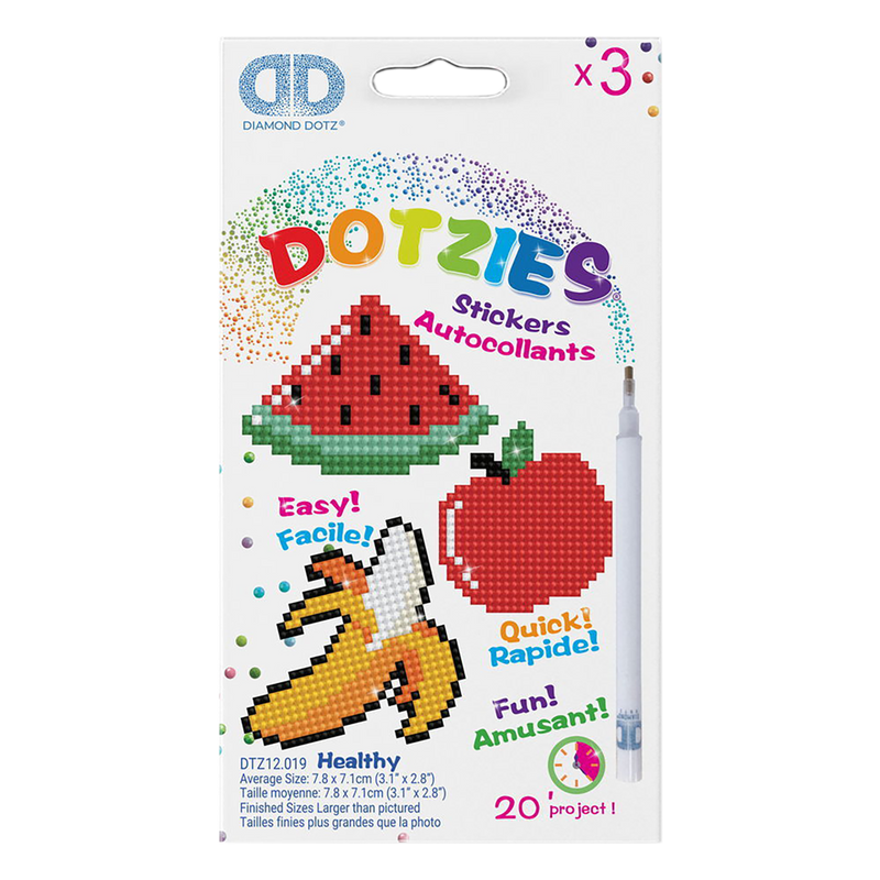 Dotzies Stickers(3) Fruits 18x10