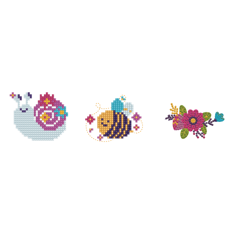 Dotzies Stickers(3) Garden friends 9,6x7,3