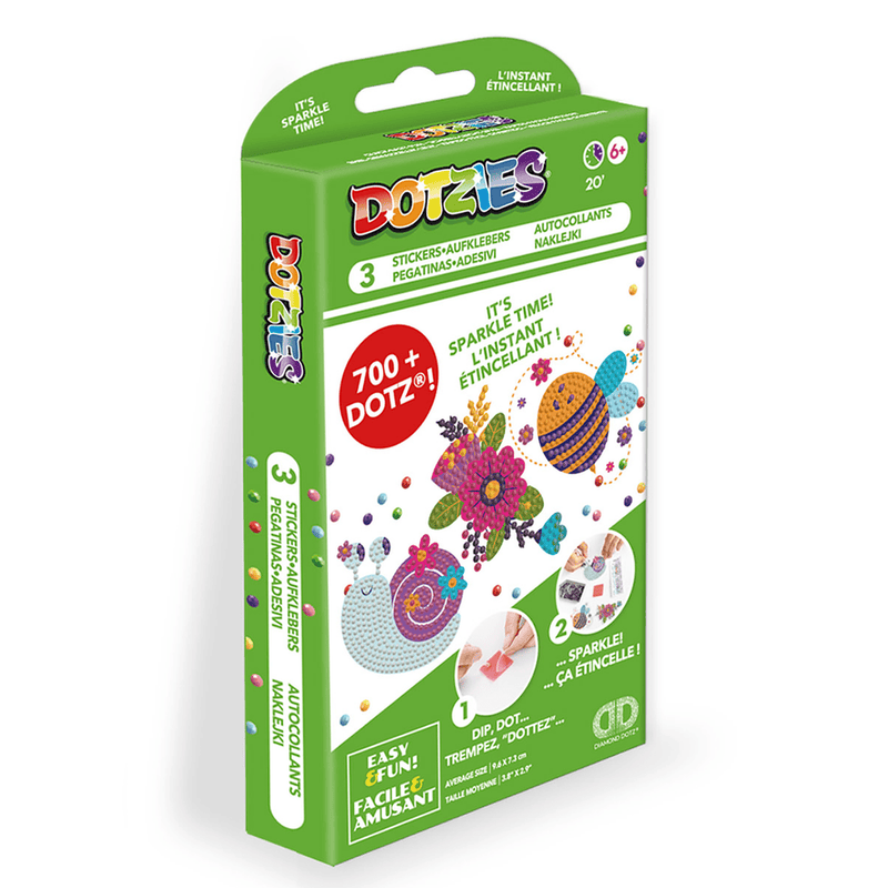 Dotzies Stickers(3) Garden friends 9,6x7,3