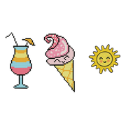 Dotzies Stickers(3) Sunshine 18x10