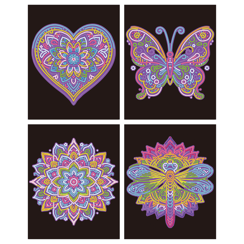 DOTZIES FLOCK - NEON MANDALAS