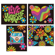 DOTZIES FLOCK - NEON PEACE & LOVE