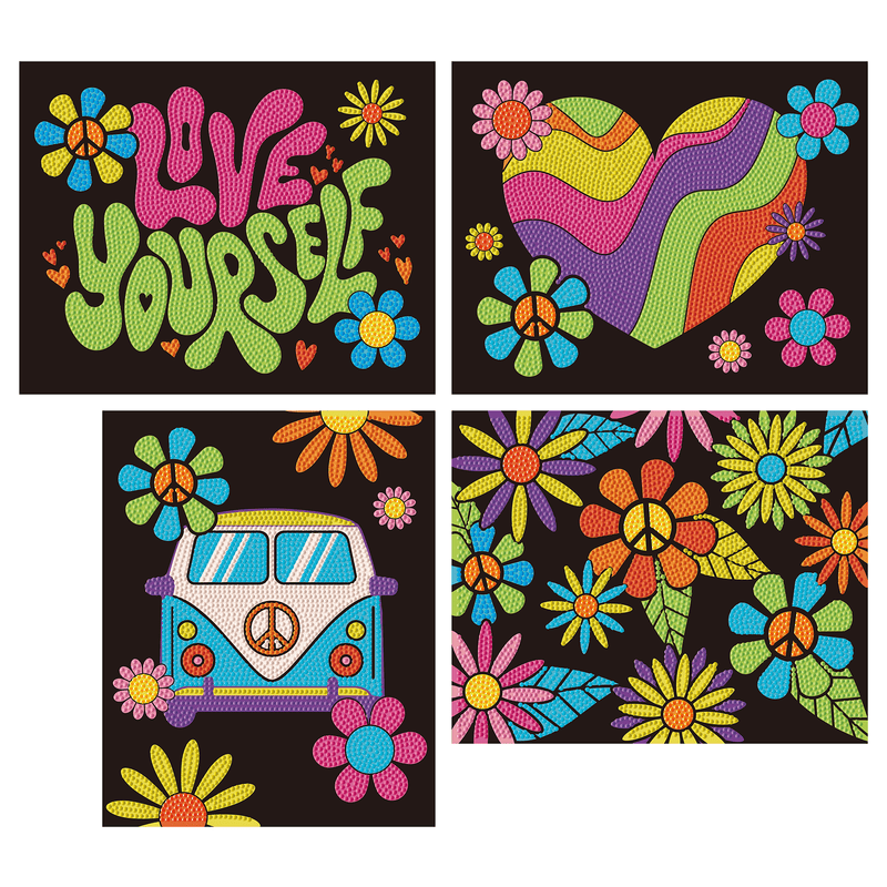DOTZIES FLOCK - NEON PEACE & LOVE