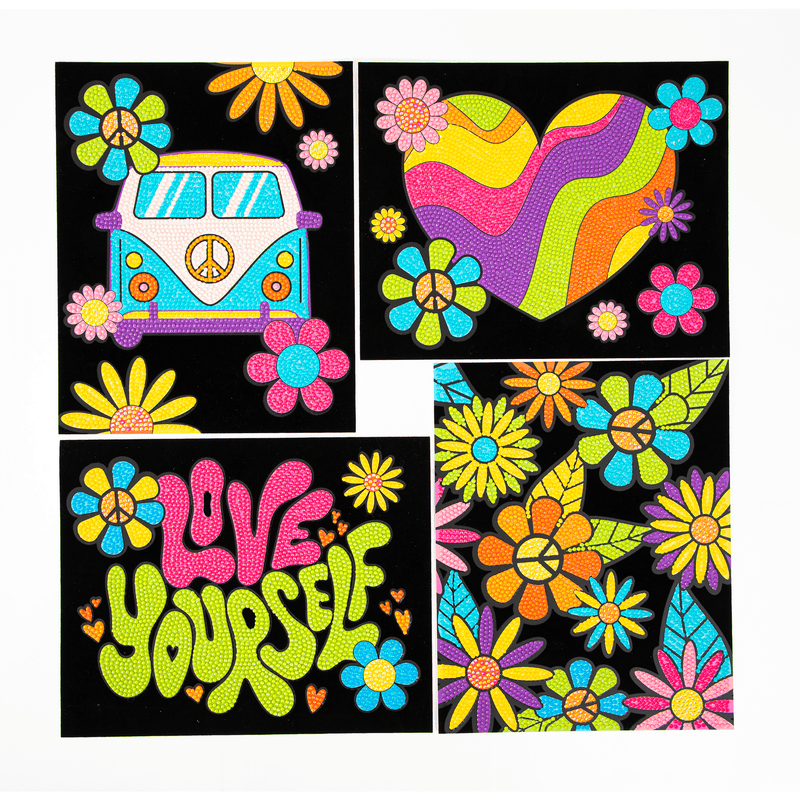 DOTZIES FLOCK - NEON PEACE & LOVE