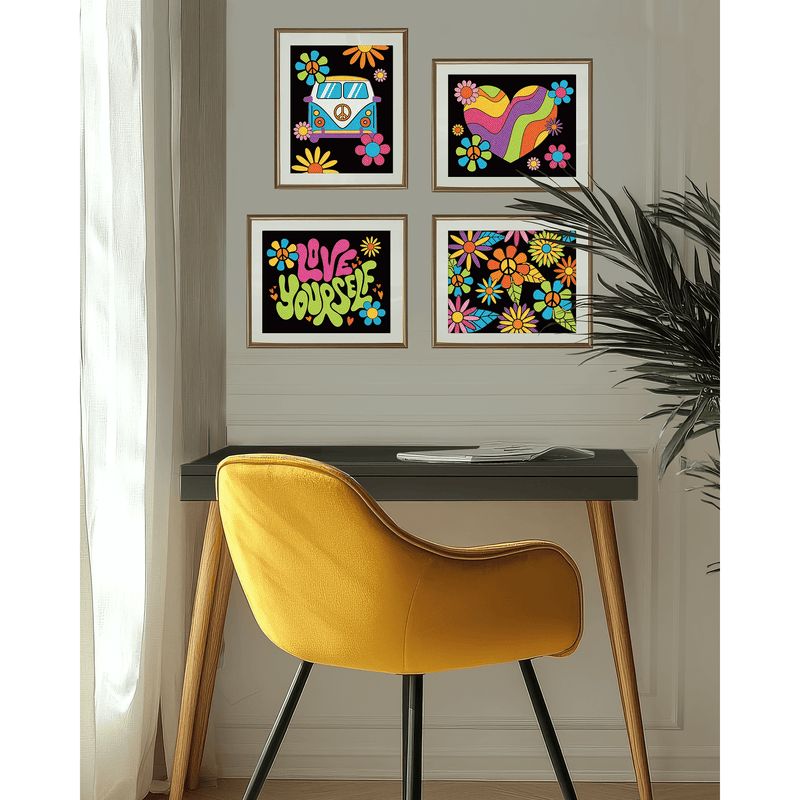 DOTZIES FLOCK - NEON PEACE & LOVE