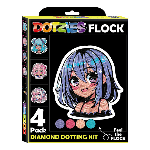 DOTZIES FLOCK - NEON ANIME GIRLS