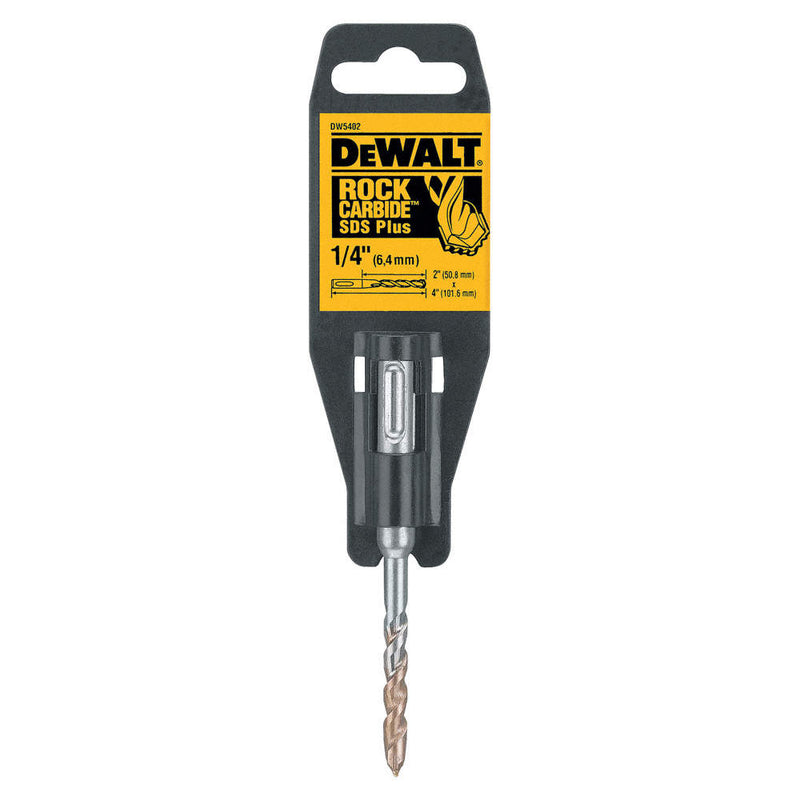 DEWALT DW5416 1/4 in × 2 in × 4 in SDS-Plus Hammer Bit