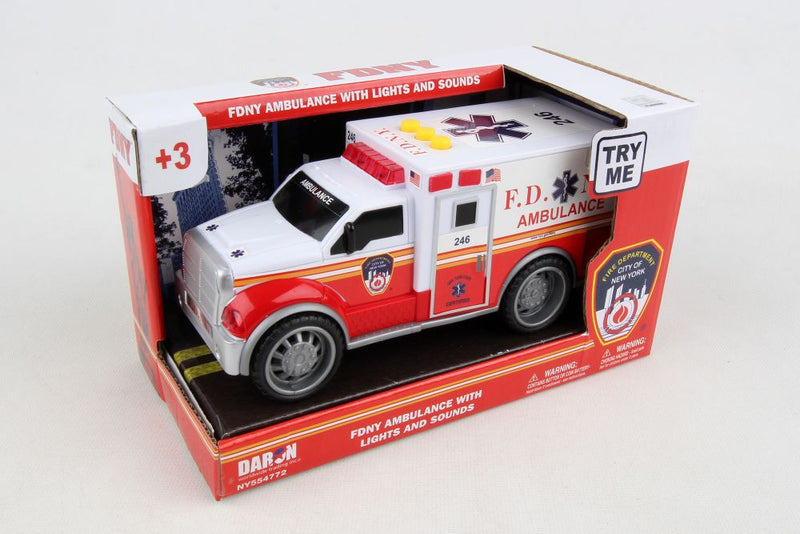 Daron - Fdny Ambulance W/Lights & Sound - Limolin 