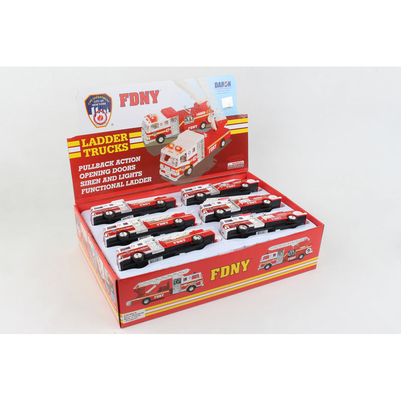 Daron - Fdny P/B Ladder Truck (12Pcs/Display) - Limolin 