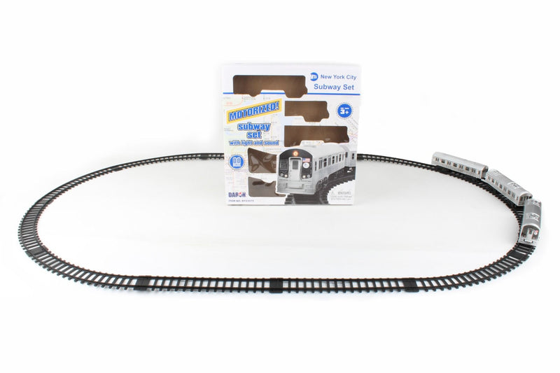 Daron - Mta 3Pc. Subway Train Set W/Track - Limolin 