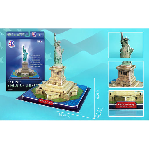 Daron - Statue Of Liberty 3D Puzzle-39Pcs. - Limolin 