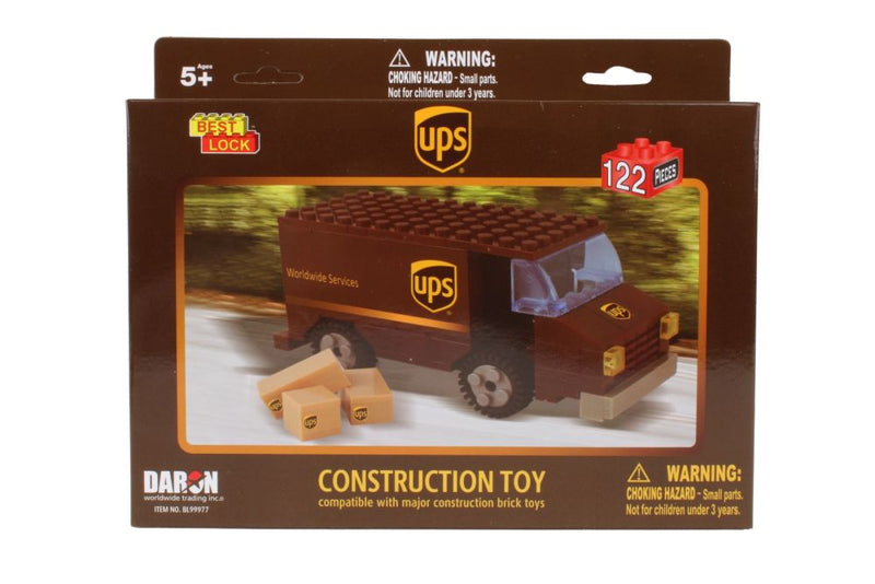 Daron - Ups 111Pc. Package Car Construction Toy - Limolin 