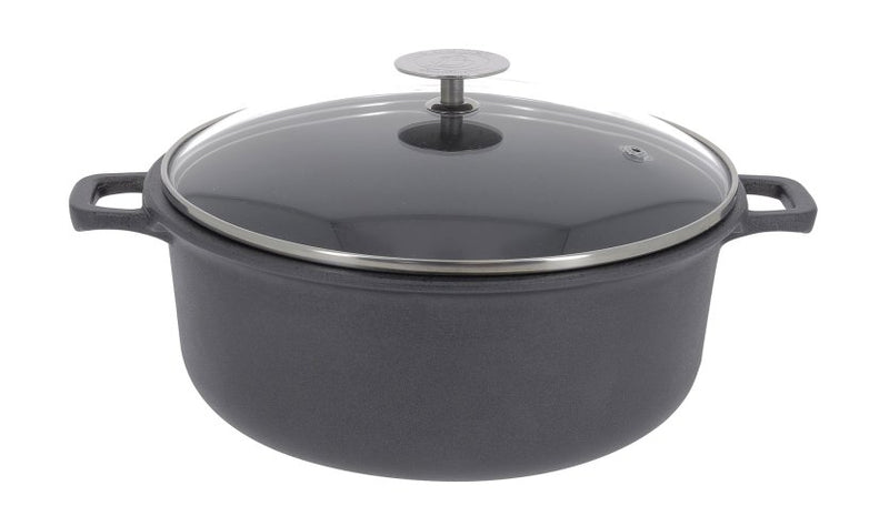 Debuyer - Choc Extreme, Stewpan 2 Handles w/Glass Lid, 24cm - Limolin 