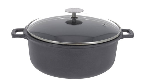 Debuyer - Choc Extreme, Stewpan 2 Handles w/Glass Lid, 24cm - Limolin 