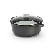 Debuyer - Choc Extreme, Stewpan 2 Handles w/Glass Lid, 24cm - Limolin 