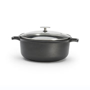 Debuyer - Choc Extreme, Stewpan 2 Handles w/Glass Lid, 24cm - Limolin 