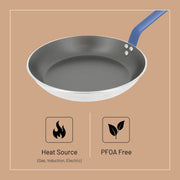 Debuyer - Choc, Frypan Round Non-stick 24cm Blue Handle - Limolin 