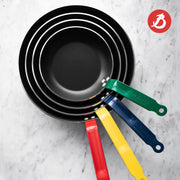Debuyer - Choc, Frypan Round Non-stick 28cm Yellow Handle - Limolin 