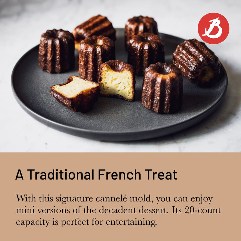 Debuyer - Elastomoule Bordelais Mini Silicone Mold 20 - Limolin 