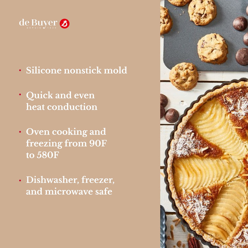 Debuyer - Elastomoule Madeleines Mini Silicone Mold 20 - Limolin 