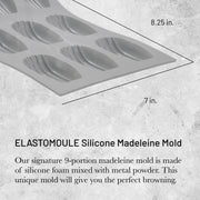 Debuyer - Elastomoule Madeleines Silicone Mold 8 - Limolin 