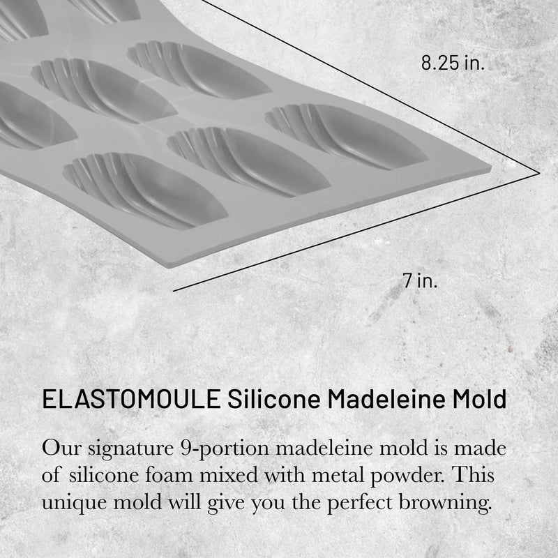 Debuyer - Elastomoule Madeleines Silicone Mold 8 - Limolin 