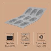 Debuyer - Elastomoule Madeleines Silicone Mold 8 - Limolin 