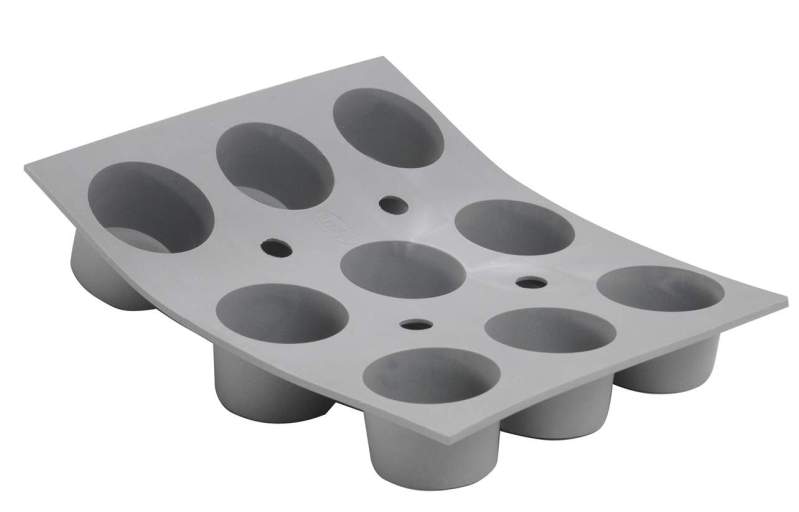 Debuyer - Elastomoule Muffins Mini Silicone Mold 9 - Limolin 