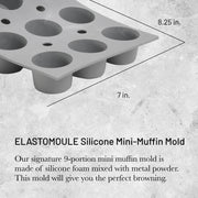 Debuyer - Elastomoule Muffins Mini Silicone Mold 9 - Limolin 