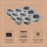 Debuyer - Elastomoule Muffins Mini Silicone Mold 9 - Limolin 