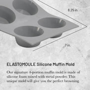 Debuyer - Elastomoule Muffins Silicone Mold 4 - Limolin 