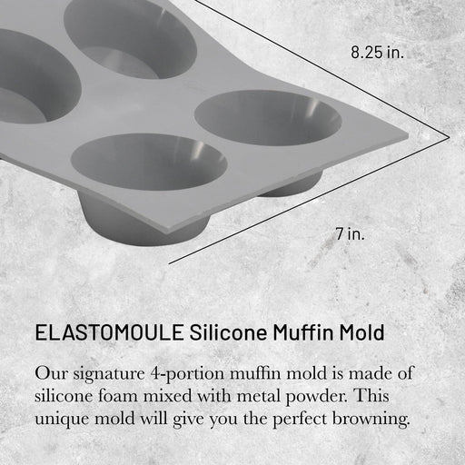 Debuyer - Elastomoule Muffins Silicone Mold 4 - Limolin 