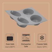 Debuyer - Elastomoule Muffins Silicone Mold 4 - Limolin 