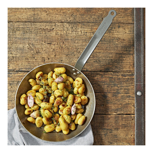 Debuyer - Frypan Round Steel Layonnaise Carbone Plus 26cm/10.3" - Limolin 