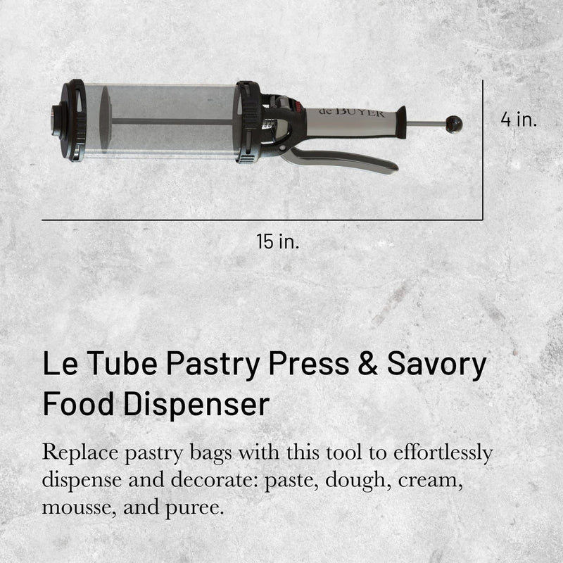 Debuyer - Le Tube Pastry Gun w/13 Cookie Discs - Limolin 