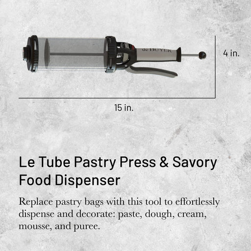 Debuyer - Le Tube Pastry Gun w/13 Cookie Discs - Limolin 