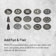 Debuyer - Le Tube Pastry Gun w/13 Cookie Discs - Limolin 