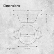 Debuyer - Mineral B, Country Frypan 24cm 2 Handles - Limolin 