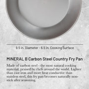 Debuyer - Mineral B Element, Country Frypan 24cm - Limolin 